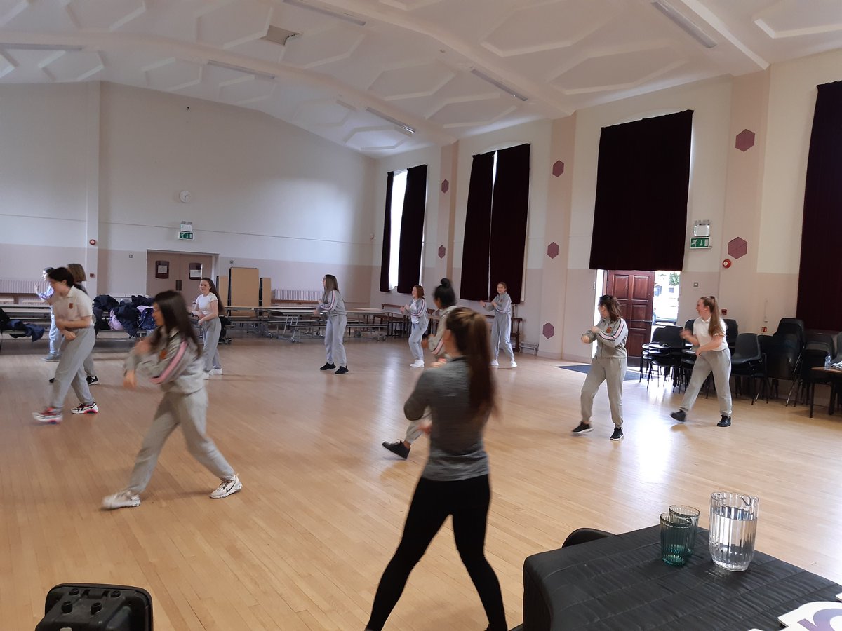 TYMercyBeaumont's tweet photo. A great Friday morning getting our groove on at TY Dance Workshop. Thank you to Fergal & Lauren for getting the girls active. Programme funded by #HealthyIreland #GAGA #HealthyIreland #DCSWP @CypscIrl #GetAllGirlsActive https://t.co/MJeRPEtpXO
