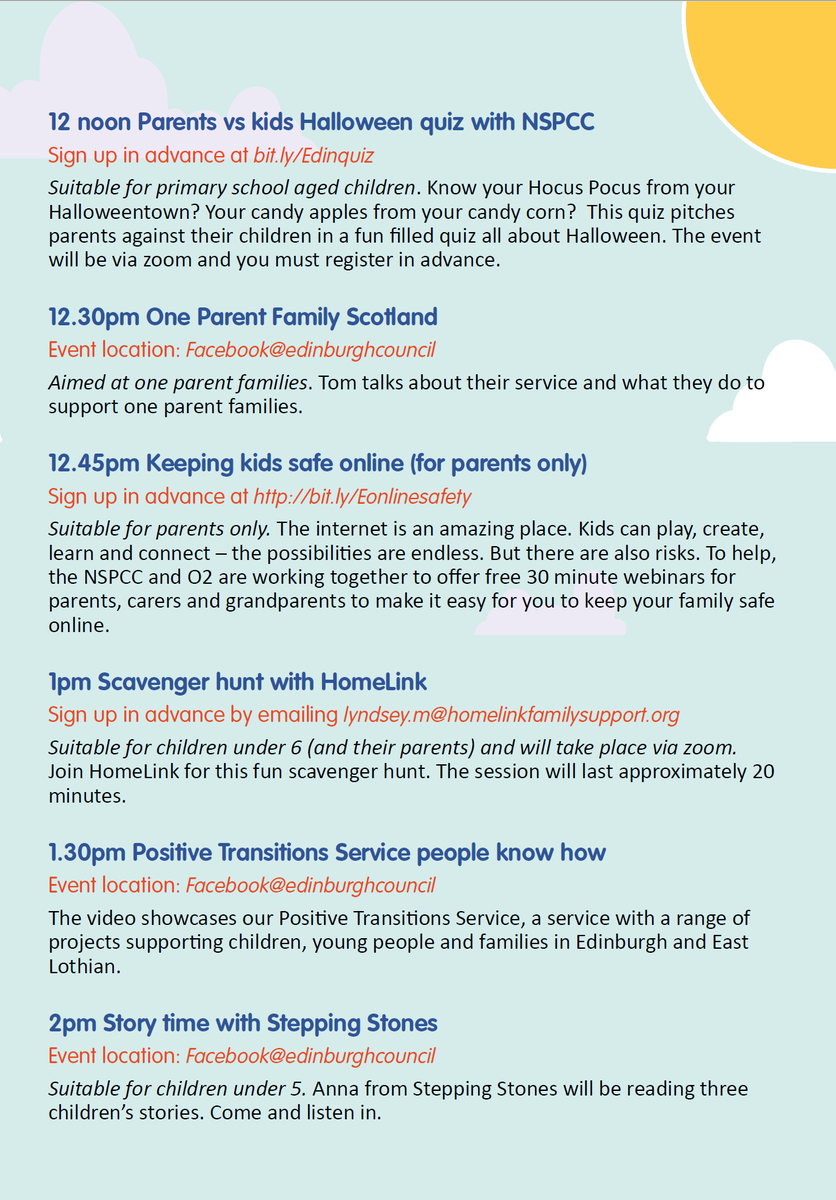 PiltonComHealth's tweet photo. Next week, on Thursday 22 October, there is a free virtual family fun day, with events for everyone including storytelling, arts &amp; crafts, hairdressing, yoga, a Halloween quiz and a scavenger hunt!

More information at: https://t.co/yoITNf9dW3 https://t.co/WwBFiotaZc