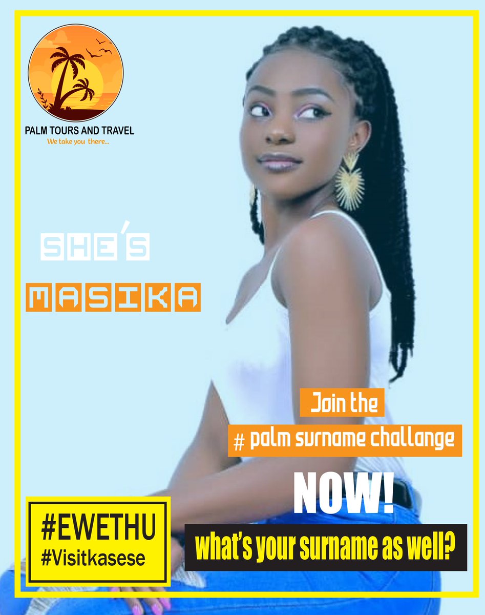 SkinnyOfficial6's tweet photo. The palm lhukonzo surname challenge is on.any one can join the challenge. your given a lhukonzo name according to your birth order,for that's how the naming in the bakonzo tribe is done.
#visitkasese
 #ewethu 
#palmtours 
#Masika
https://t.co/hsiVKCF0tK https://t.co/kbOddeaOCK