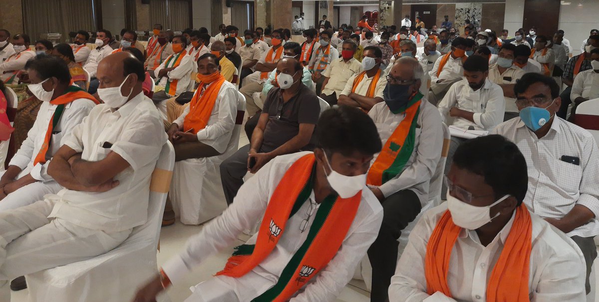 manthriji's tweet image. ఖమ్మ  జిల్లాలో వరంగల్ - ఖమ్మ - నల్గొండ పట్టభద్రుల MLC ఎన్నికల సన్నాహక సమావేశం