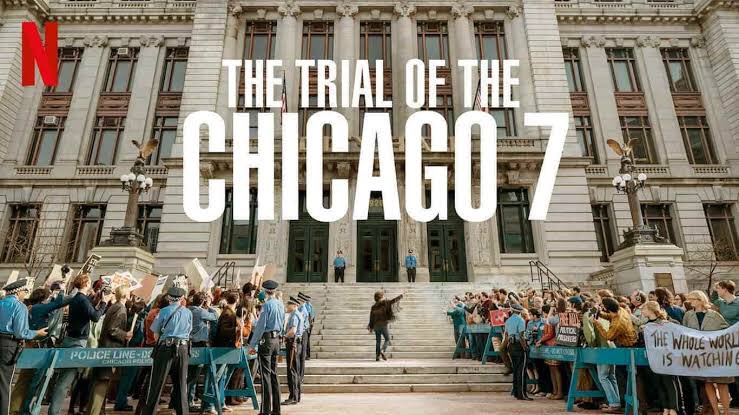Aaron Sorkin fans, assemble! #TheTrialOfTheChicago7 is now streaming on Netflix 🙌🏼✨
