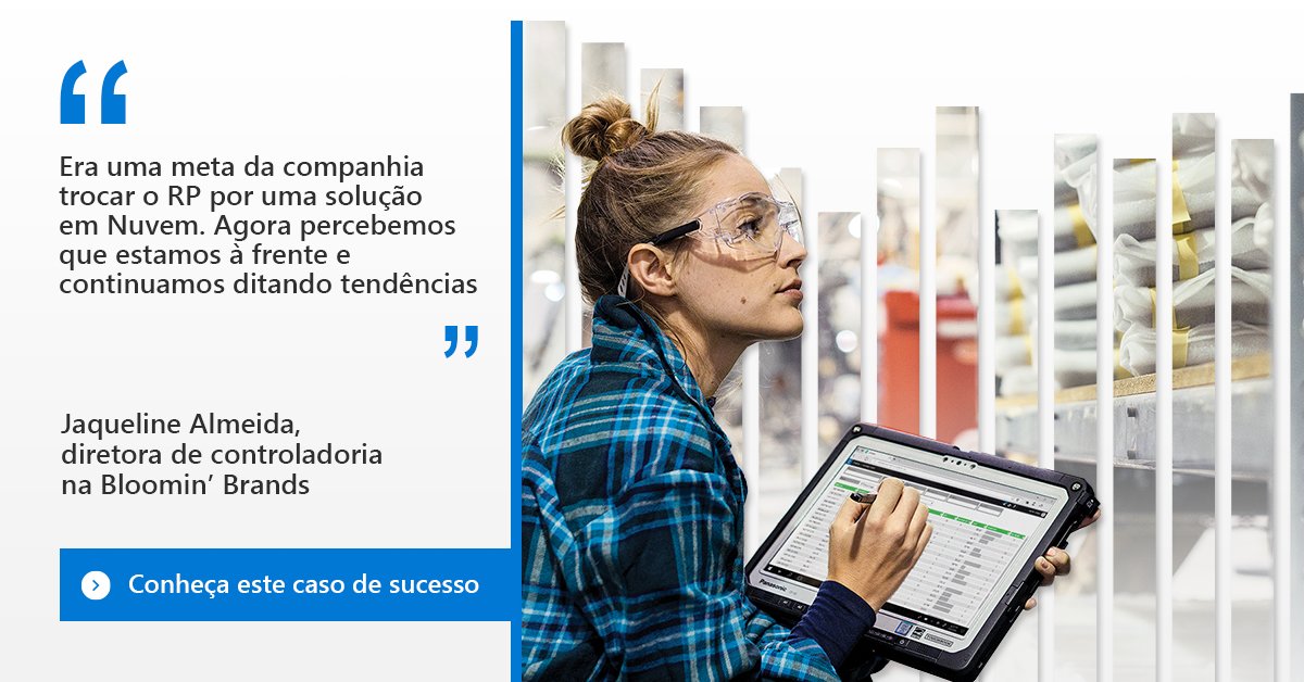 MicrosoftBr's tweet image. A @BloominBrands, dona das marcas @OutbackBrasil e @Abbraccio, garantiu #estabilidade e #robustez para controlar o volume de suas operações ao adotar nossos apps de negócio, implementados antes da pandemia. Conheça os benefícios conquistados pelo grupo 👉 msft.it/6017Taee5