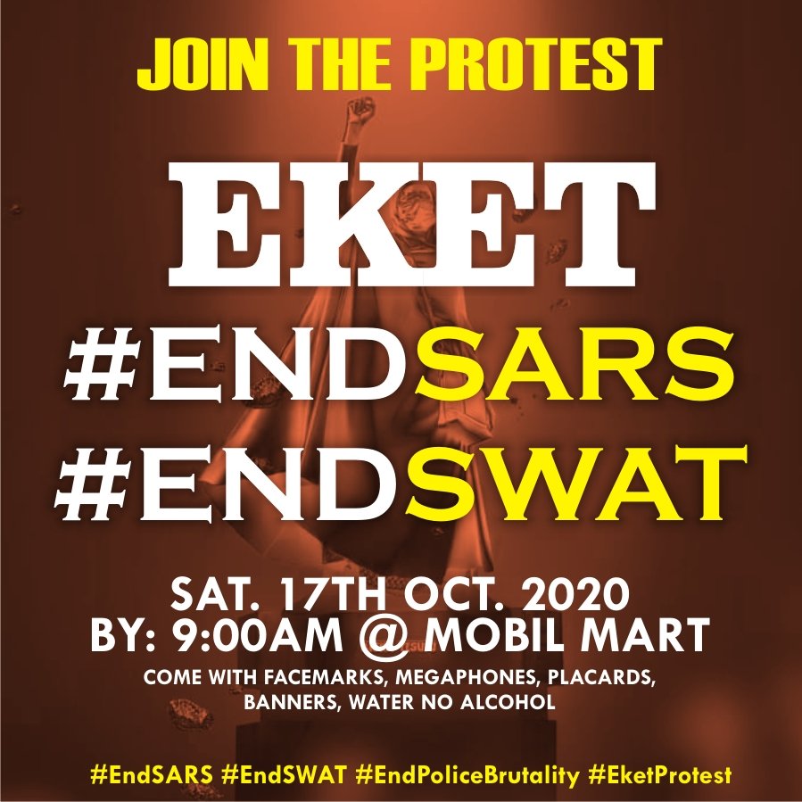 #EndSARS
#EndPoliceBrutality #EketProtest #EndSWAT