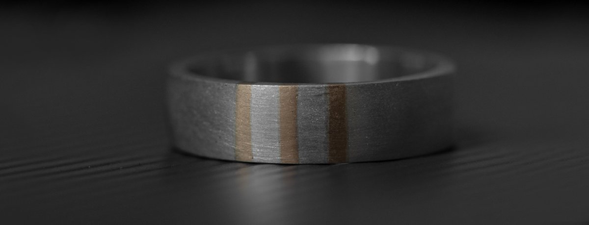 LWSilver - Wedding ring 🌒 - This minimalist wedding band for men began life as a commissioned piece for one of our clients, Ross. [Campaign URL]