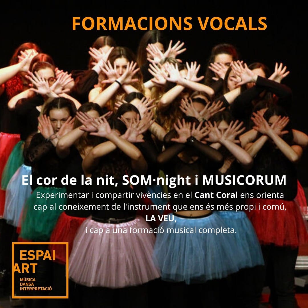 espaiart's tweet photo. La partitura ho diu, nosaltres ho gaudim. Si t'agrada cantar, aquí tens un nou lloc! Veus infantils, joves i adults. 
I si no vols cantar però t'agrada que et cantem, fes-te SOCI DE COR i ajuda'ns per seguir creant moments d'aleteig compartit amb tu! https://t.co/6YaW4xjn3B