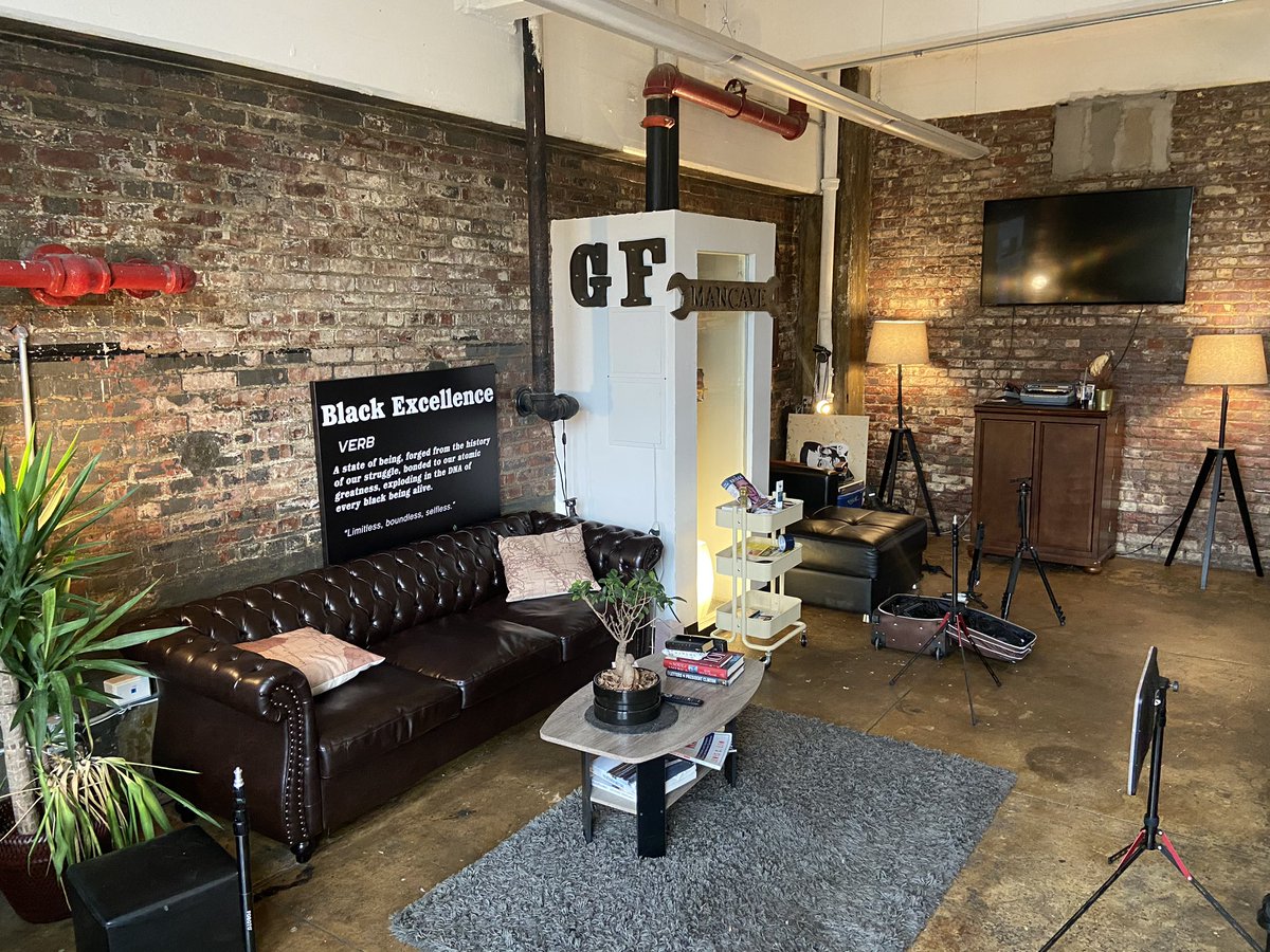 Y’all always hear me talk about being a member of  @GatheringSpots, a  #BlackOwned private club in AtlantaBut today we’re at another private club in  #NYC where  #BlackMen are the focusIt’s called  @GentsFactory_ and is located in Brooklyn, NYC Dope vibes to enrich black men 