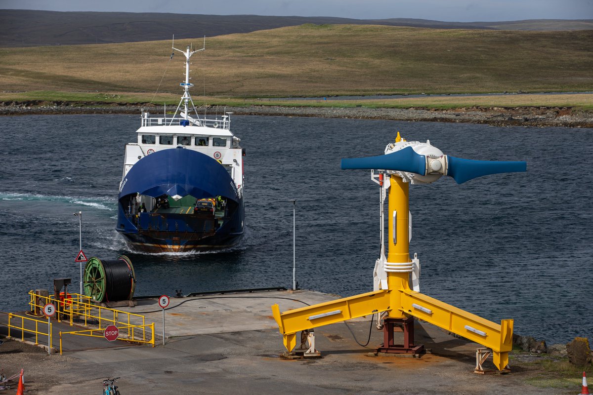 Our new turbine - Eunice - joins the rest of the #EnFAIT family of turbines (Ailsa, Betty &amp; Charlotte) in her new home on the seabed!

novainnovation.com/post/nova-inno… 

@inea_eu | <a href="/EUeic/">European Innovation Council</a> | <a href="/ScotRenew/">Scottish Renewables</a> | <a href="/RenewableUK/">RenewableUK</a> | <a href="/MarineCymru/">Marine Energy Wales</a> | <a href="/OceanEnergyEU/">Ocean Energy Europe</a> | <a href="/Canadian_MRE/">Marine Renewables Canada</a> | #Horizon2020