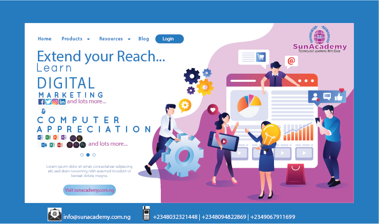 sunacademy1's tweet photo. Extend your reach...
Learn Digital Marketing and Computer Appreciation...
#digitalmarketing
#computerappreciation
#sunacademy
#sundimension https://t.co/nf6gKO1naM