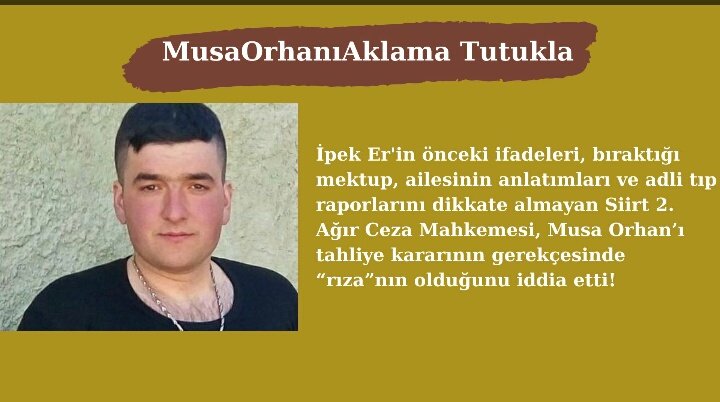 Bide kıznın rızası olduna karar vermişler. Ne kadar ağır be. Allah hepninizin belasii versin.Taciz edenin de ,destekleyenin de #yazılarolsun #MusaOrhanTutuklansın