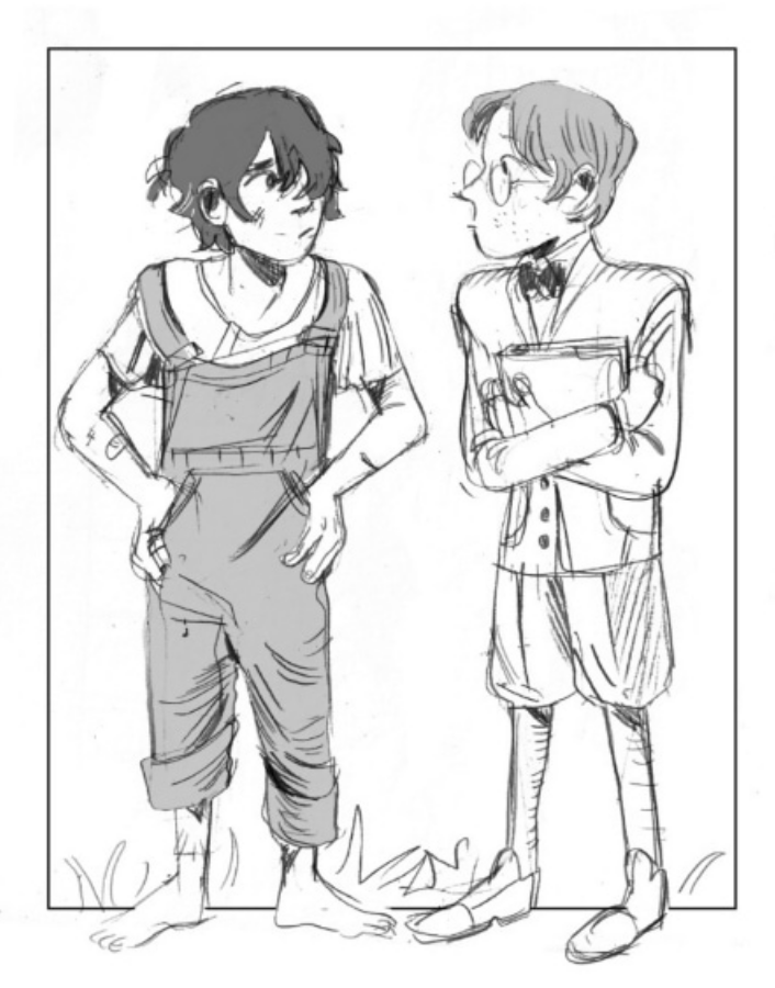 I've think I've basically shown enough people this that it's a patreon exclusive anymore lol. Seymour and Gabriel as kids 
