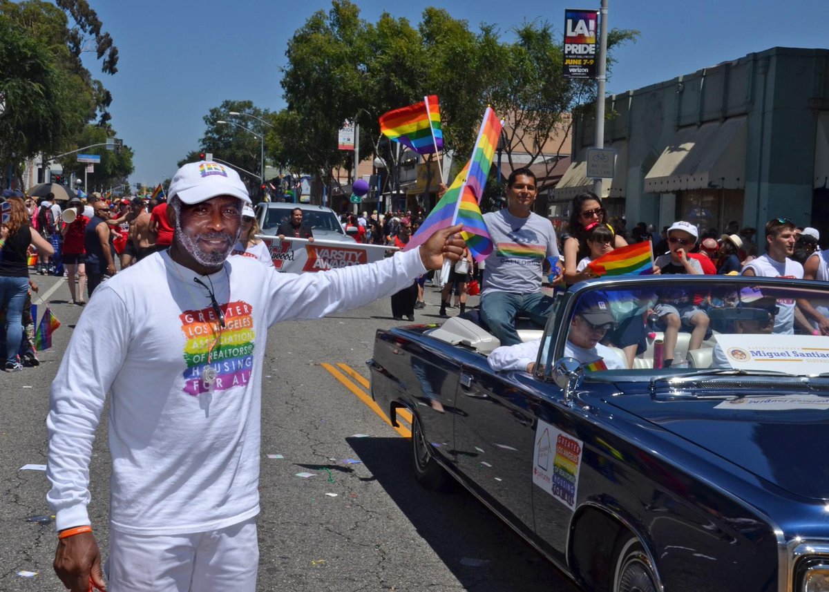 2b) Meanwhile, not only does my opponent take real estate and developer money, he PARADED with the Greater LA Association of Realtors in last year’s LA Pride Parade, like he was their hero.This photo was literally on their Facebook page. 4/9