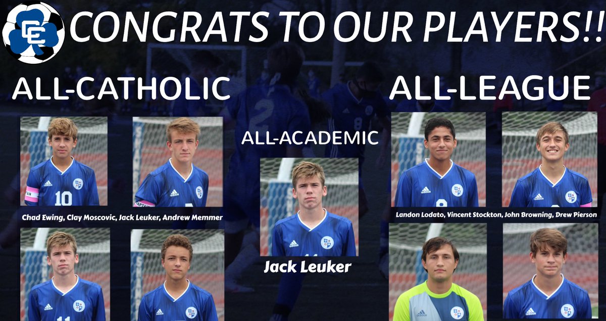 DCCSoccer1's tweet photo. All Catholic, League and Academic Honors to our players! Congrats guys you earned it! #shamrocksoccer #team42 https://t.co/G8yLU6mAYO