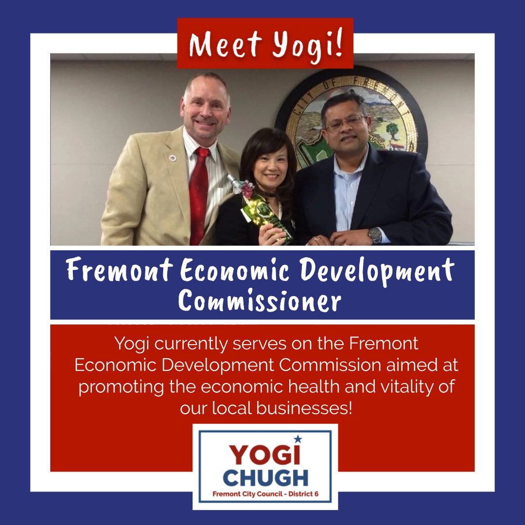 YogiChughSV's tweet photo. VOTE for someone who is involved in your community! Yogi works to help our economy and local businesses! Vote Yogi!! 👨👩👦
--
#Yogi4Fremont #Chugh4Fremont #Fremont #VoteNovember3rd #District6 #fremontdistrict6 #3OnYourBallot #share #VoteYogi https://t.co/AhQ7Hxi8Xp