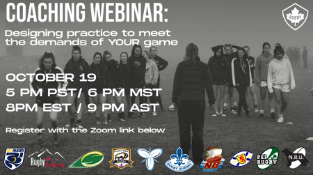 RugbyCanada's tweet photo. RELEASE | Provincial Unions Collaborate on New Learning Opportunities For Coaches With 4-Part Webinar Series Concluding October 19th 

EN >> https://t.co/xN2751LPfh
FR >> https://t.co/xp8QaQEgtc
#RugbyCA 🏉🍁 https://t.co/TRKCrqqQaq