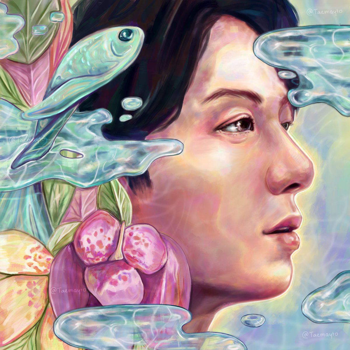 taemayto's tweet image. Jungkook 💙

2/7 completed! 20 hours on this one😅💕
#btsfanart #JeonJungkook #btsart #surreal