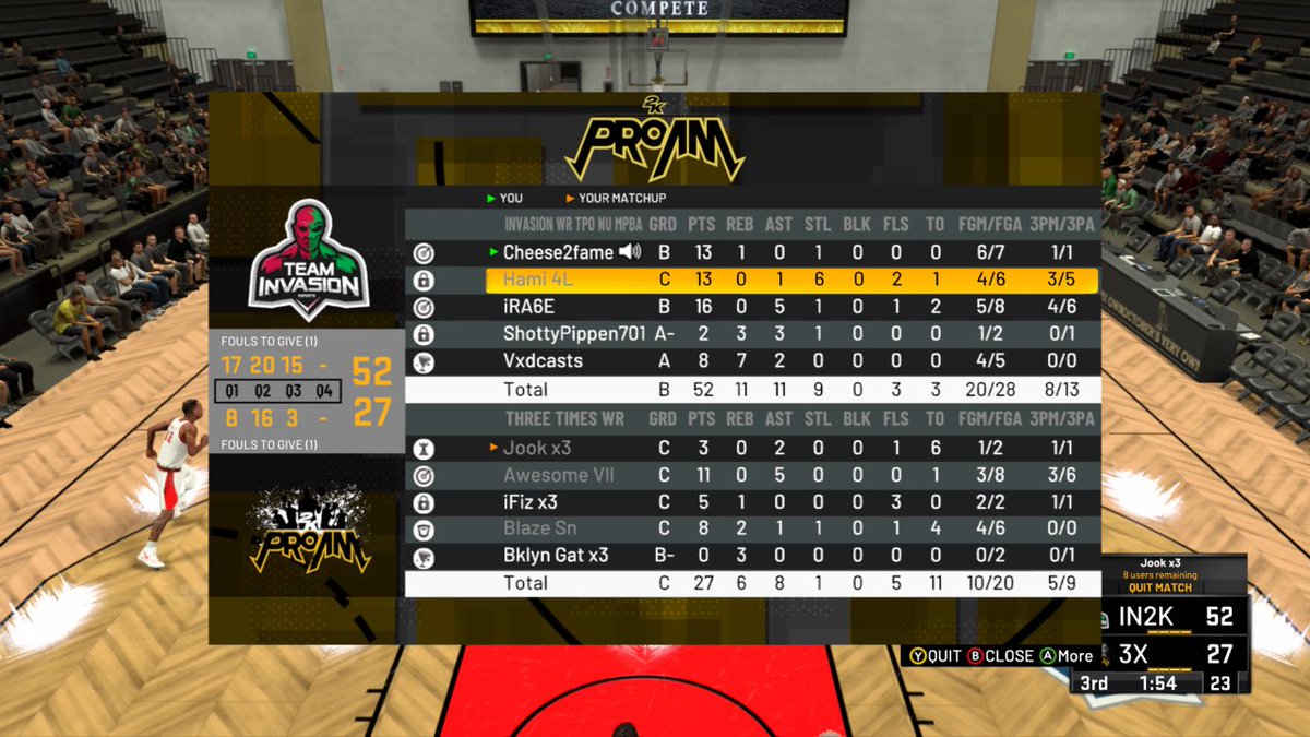 TPOLeague's tweet photo. 📰TPO SZN7 Matchup News📰

🚨@invasion2kproam 7 W’s in The Field Runnin It Up Salute💯

Dog Of The Nite🎖
🎯Cheese2Fame (INV) 16 PPG 

🖥N/A

#NBA2K21 #TPOLeague🎒 https://t.co/LC4CjuzHUS