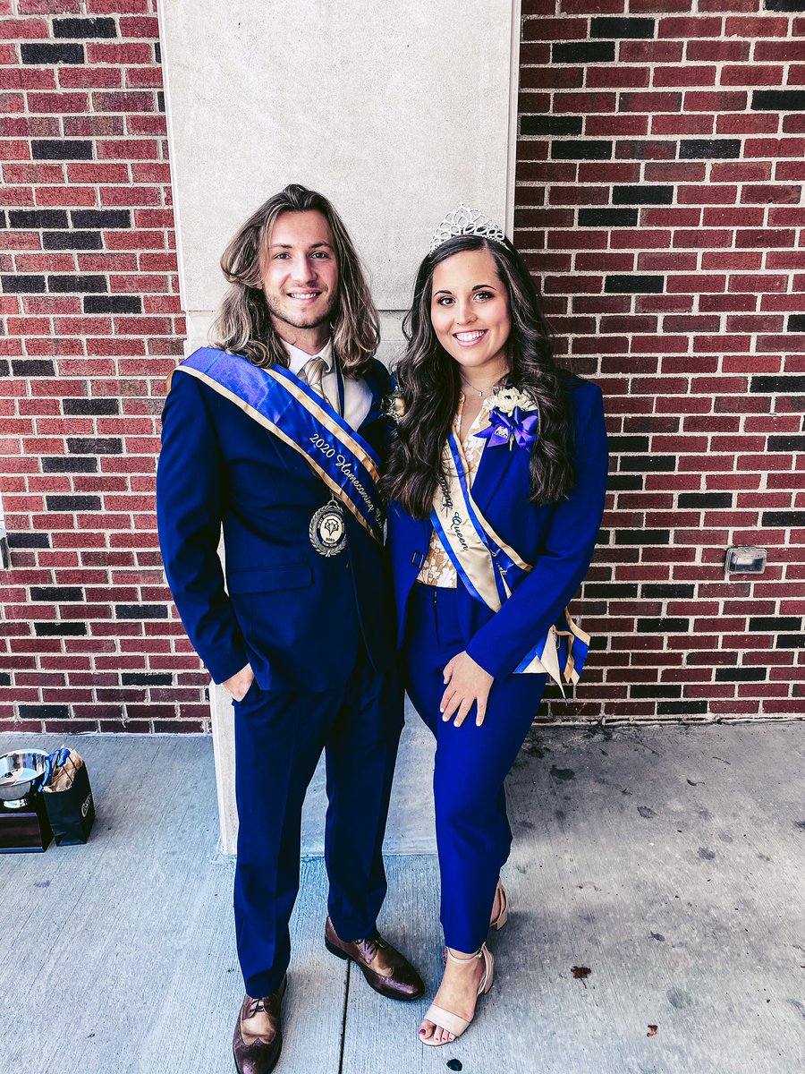 💙HAPPY HOMECOMING💛 

2020 homecoming King &amp; Queen, congratulations Luke &amp; Lacy! 🦅