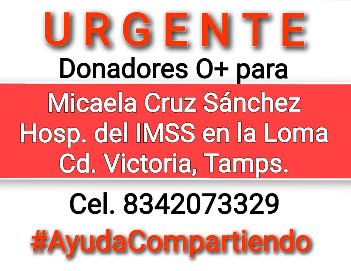 tonypresss's tweet photo. Atención amigos de #CdVictoria se necesita de su colaboración...
"Dona sangre, dona vida"... https://t.co/2EeJWDAax9