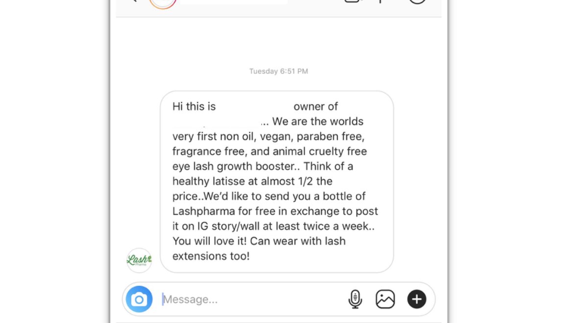 8/ INFLUENCERS GET HOUNDED ALL DAY LONG by brands asking for them - DON’T BE THE PERSON ASKING THEM TO POST 2x / WEEK!*Also, in the end - this person leaves No CTA of another way to get in contact Let& #39;s look at a good example.