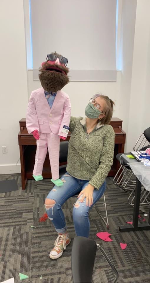 CCTDStage's tweet photo. Tonight is your first chance to see these fantastic student-created puppets in action in CCTD’s HOUSEPARTY! Pictures from Clara Haverstic, Gwen Farris, Maggie McClellan, and Rob Littlefield. #CCTDhouseparty #CCTD https://t.co/3ECHsTBPij