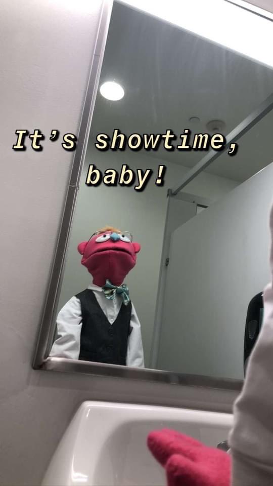 CCTDStage's tweet photo. Tonight is your first chance to see these fantastic student-created puppets in action in CCTD’s HOUSEPARTY! Pictures from Clara Haverstic, Gwen Farris, Maggie McClellan, and Rob Littlefield. #CCTDhouseparty #CCTD https://t.co/3ECHsTBPij