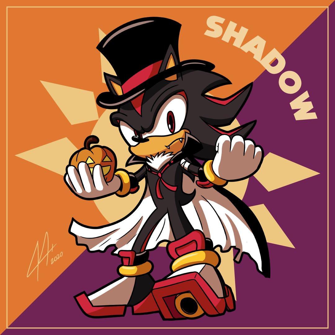 Vampire Shadow the hedgehog Hiku - Illustrations ART street