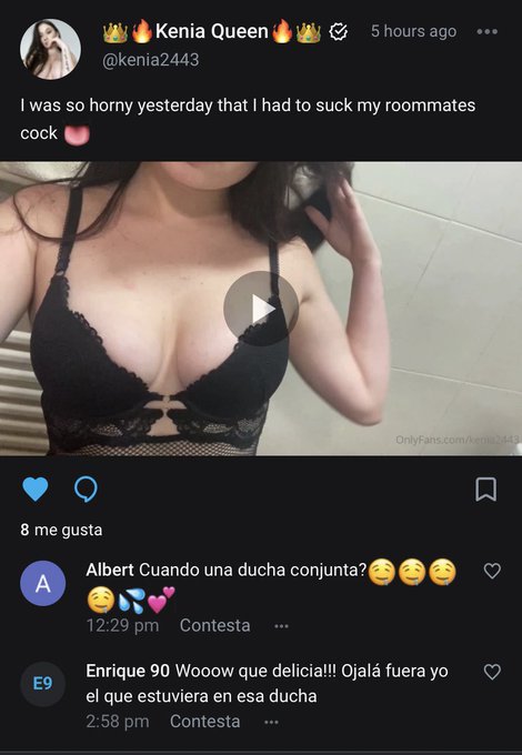 Ya esta en onlyfans el v&iacute;deo de ayer donde se la chupo a mi compa&ntilde;ero de piso 😳😳😳😳 https://t.co/pIwXwsrE13<a href="/tag/onlyfans"class="tags"><span>#onlyfans</span></a>