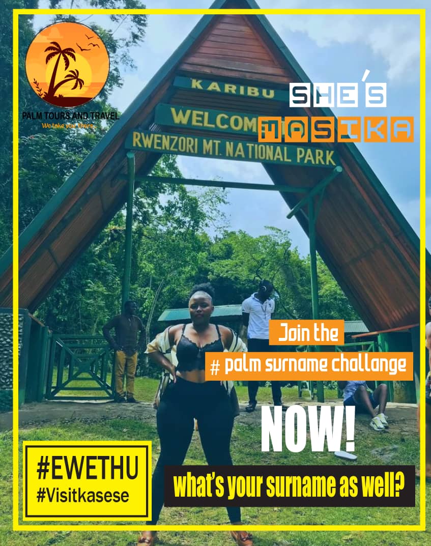bwambaledeligh1's tweet photo. The palm lhukonzo surname challenge is on, you can as well participate.
#palmtours
#Ewethu
#visitkasese
I'm Bwambale, what's your lhukonzo sir name ? https://t.co/ej8VyrSTpZ