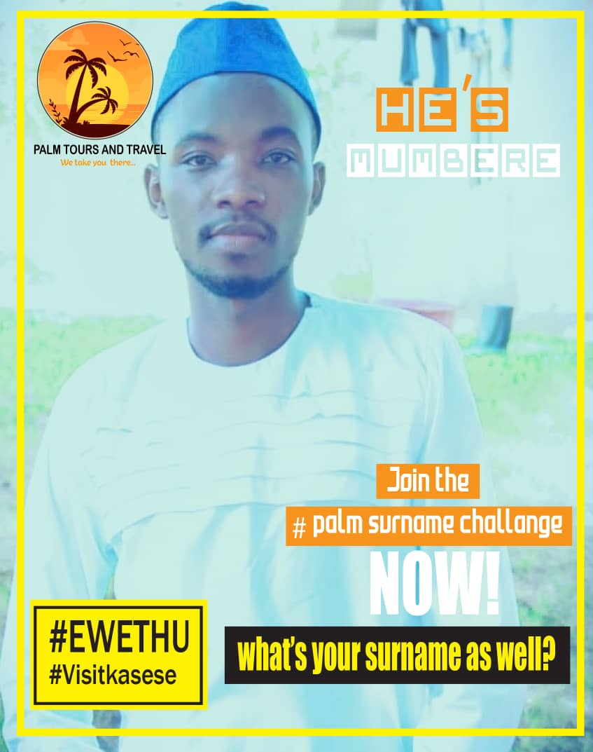 bwambaledeligh1's tweet photo. The palm lhukonzo surname challenge is on, you can as well participate.
#palmtours
#Ewethu
#visitkasese
I'm Bwambale, what's your lhukonzo sir name ? https://t.co/ej8VyrSTpZ