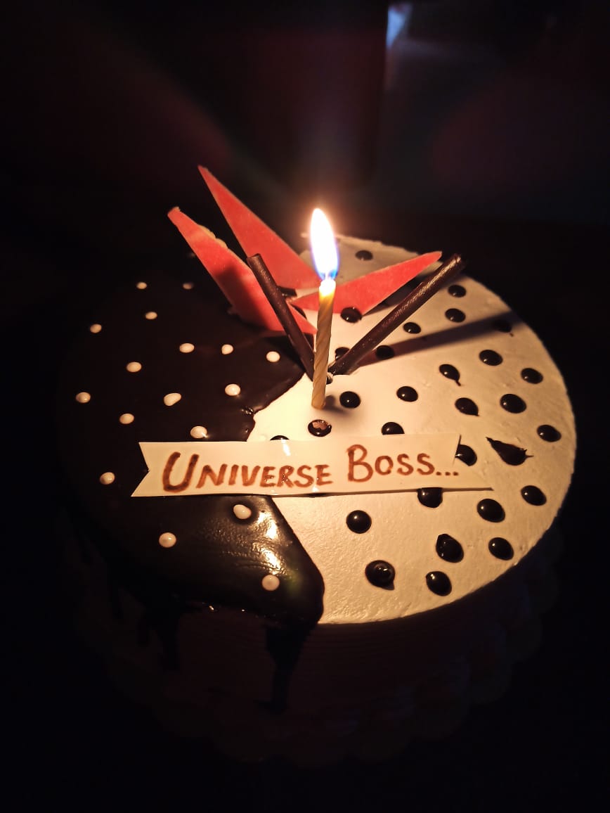 <a href="/henrygayle/">Chris Gayle</a> was desperately waiting to see u back on field &amp; can't ask 4 a better come back. And this is how we celebrated at home. What an innings 👏 After long time we could finally smile☺️ All thanks 2 U. Waiting 4 more Gayle storm💫 #UniverseBoss #KingsXiPunjab @lionsdenkxip