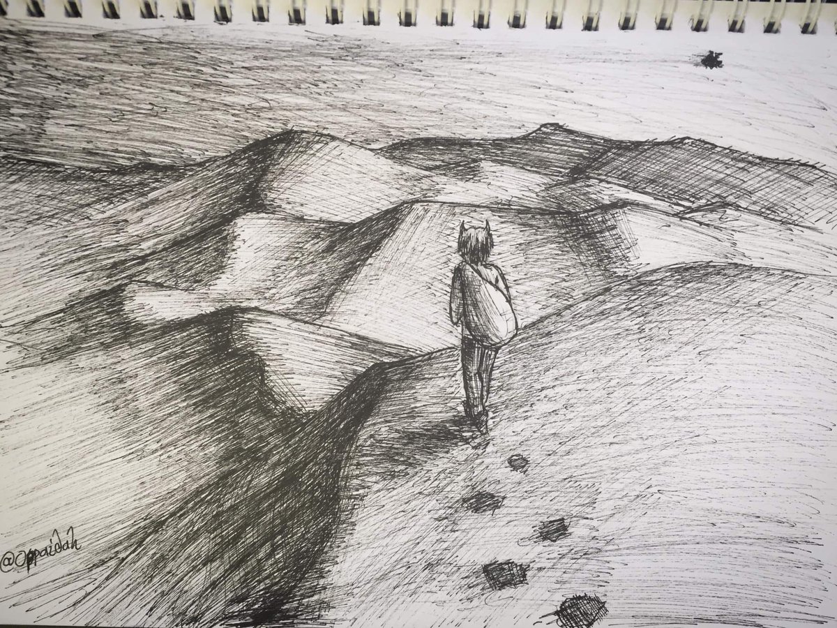 Obaidah On Twitter Inktober Day 13 Dune Hope You Like It Inktoberchallenge Inktober2020 Inktober2020day13 Inktober2020dune Inktoberdune Dune Art Artist Drawing Sketch Blackandwhite Sand Desert Bag Scenery
