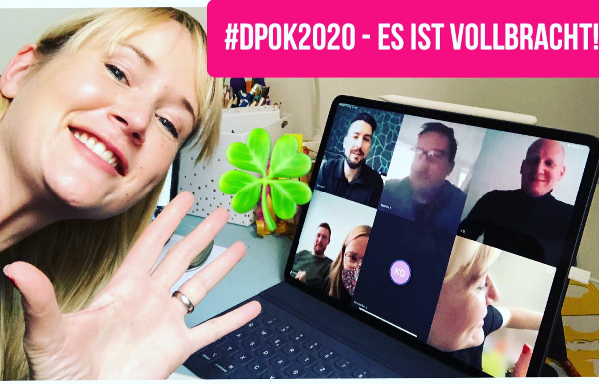 Alice Bartz (@alicebartz) on Twitter photo #dpok2020 Es war mir eine Freude! So viele kreative Ideen und engagierte Köpfe. Thumbs up für alle Teilnehmer*innen und DANKE an meine Jurykolleg*innen und das mega Quadriga-Team! <a href="/QuadrigaBerlin/">QuadrigaBerlin</a> <a href="/fachatc/">Christian Fachat</a> <a href="/SKorndoerffer/">Sven Korndörffer</a> @Jonas_Zabel <a href="/MatthiasMehner/">Matthias Mehner</a> @AnkeGillmann @BrandtDaniel1 #dpok2020 Es war mir eine Freude! So viele kreative Ideen und engagierte Köpfe. Thumbs up für alle Teilnehmer*innen und DANKE an meine Jurykolleg*innen und das mega Quadriga-Team! <a href="/QuadrigaBerlin/">QuadrigaBerlin</a> <a href="/fachatc/">Christian Fachat</a> <a href="/SKorndoerffer/">Sven Korndörffer</a> @Jonas_Zabel <a href="/MatthiasMehner/">Matthias Mehner</a> @AnkeGillmann @BrandtDaniel1