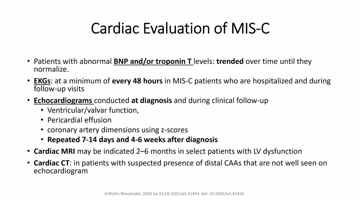 NicklausPICU's tweet photo. Nice overview of #COVID19 management and cardiac evaluation in #MIS-C from our #PedsICU program director @btotapally https://t.co/QrQcbfJTXV