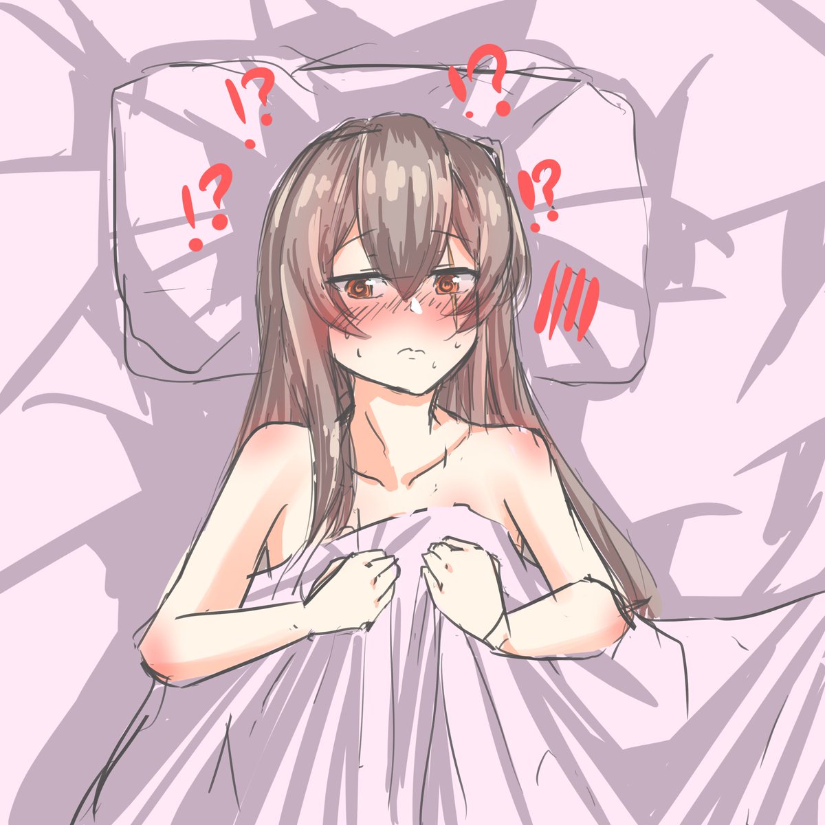 酒に負ける45姉となにも覚えてない朝
#ドルフロ 
#ump45 