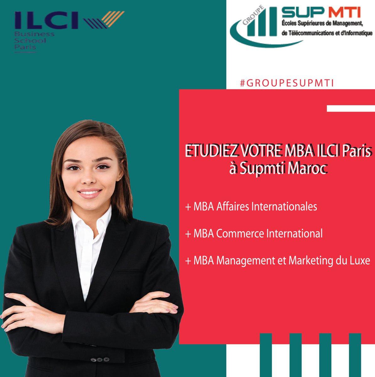 SupMTI1's tweet photo. INSCRIPTION OUVERTE 
Un nouveau partenariat universitaire international Avec ILCI business school !
Vous souhaitez intégrer L'ILCI Paris  et postuler en MBA management?
Pour cela nous vous proposons de vous inscrire en ligne:
https://t.co/0AnXj3WcJk
.#MBA #MASTERS #cadre https://t.co/Q3RLj05fFs