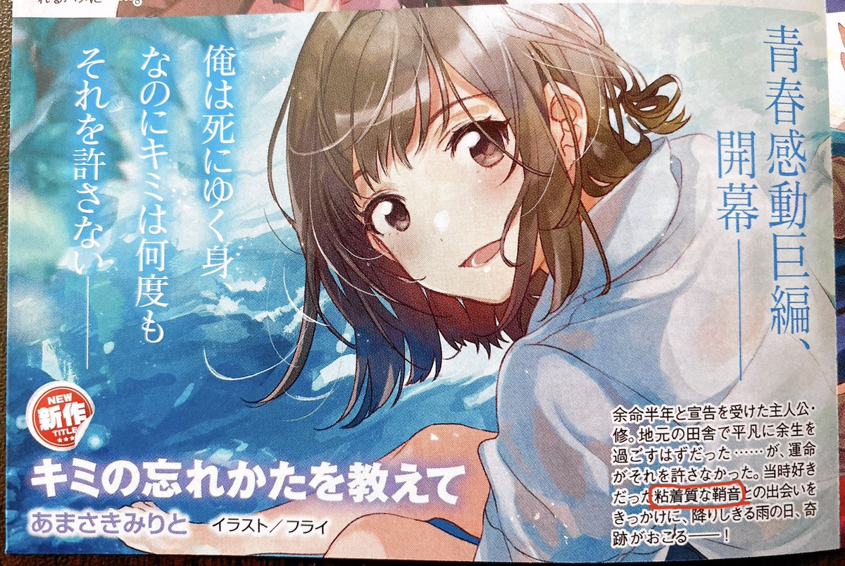 キミの忘れかたを教えて 電子書籍のほうで期間限定の全巻半額になっています 興味は あまさきみりとのイラスト