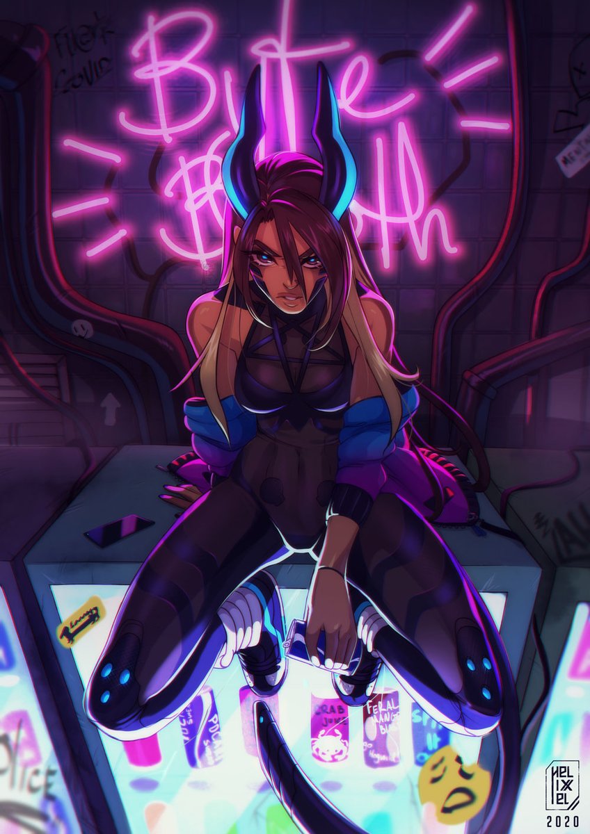 Helixel's tweet image. Hi! I&apos;m Isabella, I primarily do full illustrations and pinup work. I&apos;m open to trying out my hand at covers or posters if people are into that and you buy buy my merch and prints at 

🕯️etsy.com/ie/shop/Helixel
🪐 helixel-illustrations.com