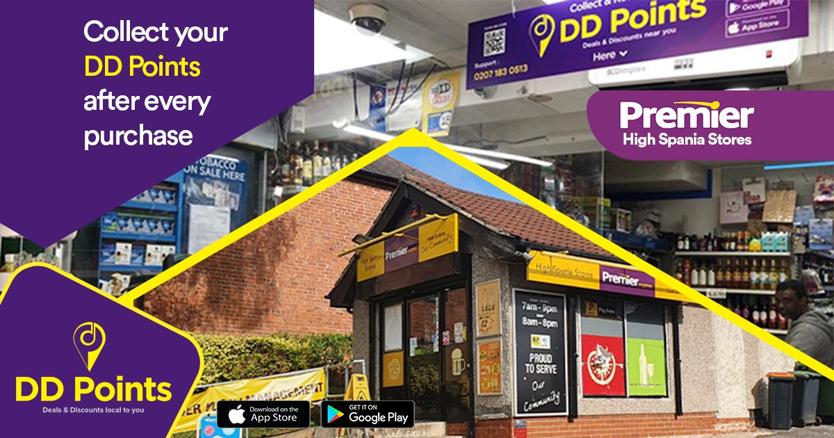 DD points make sure to provide you super savings when you shop at Premier Express- High Spania Stores.

#DDRewards #DDPoints #offers #redeem #Deals