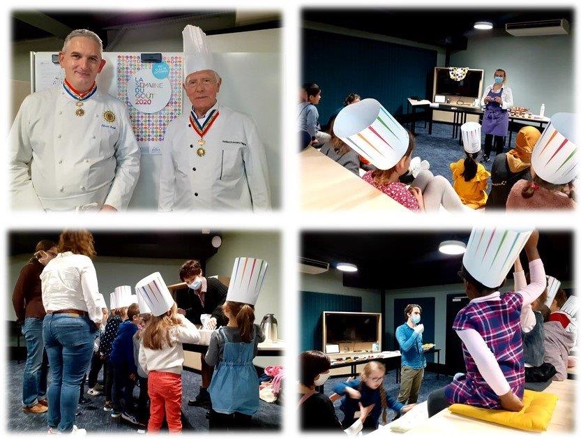 <a href="/PleinCentre/">Plein Centre</a> et la <a href="/SemaineduGout/">LA SEMAINE DU GOUT®</a> avec nos adhérents <a href="/maisongrimaud/">Maison Grimaud</a> <a href="/LaCourdOrgeres/">LaCourdOrgeres</a>  @S_DetonNantes sensibiliser les petits de l'école maternelle nantaise Lamoricière au goût, au bien manger,  aux métiers de l'alimentation c'est aussi le rôle de notre association de commerçants.