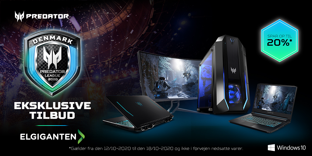 We only want the best for our players! #SummonYourStrength and check out the Predator gaming gear at Elgiganten with exclusive offers.  #Windows10Home 🇩🇰

esl.gg/342scdH