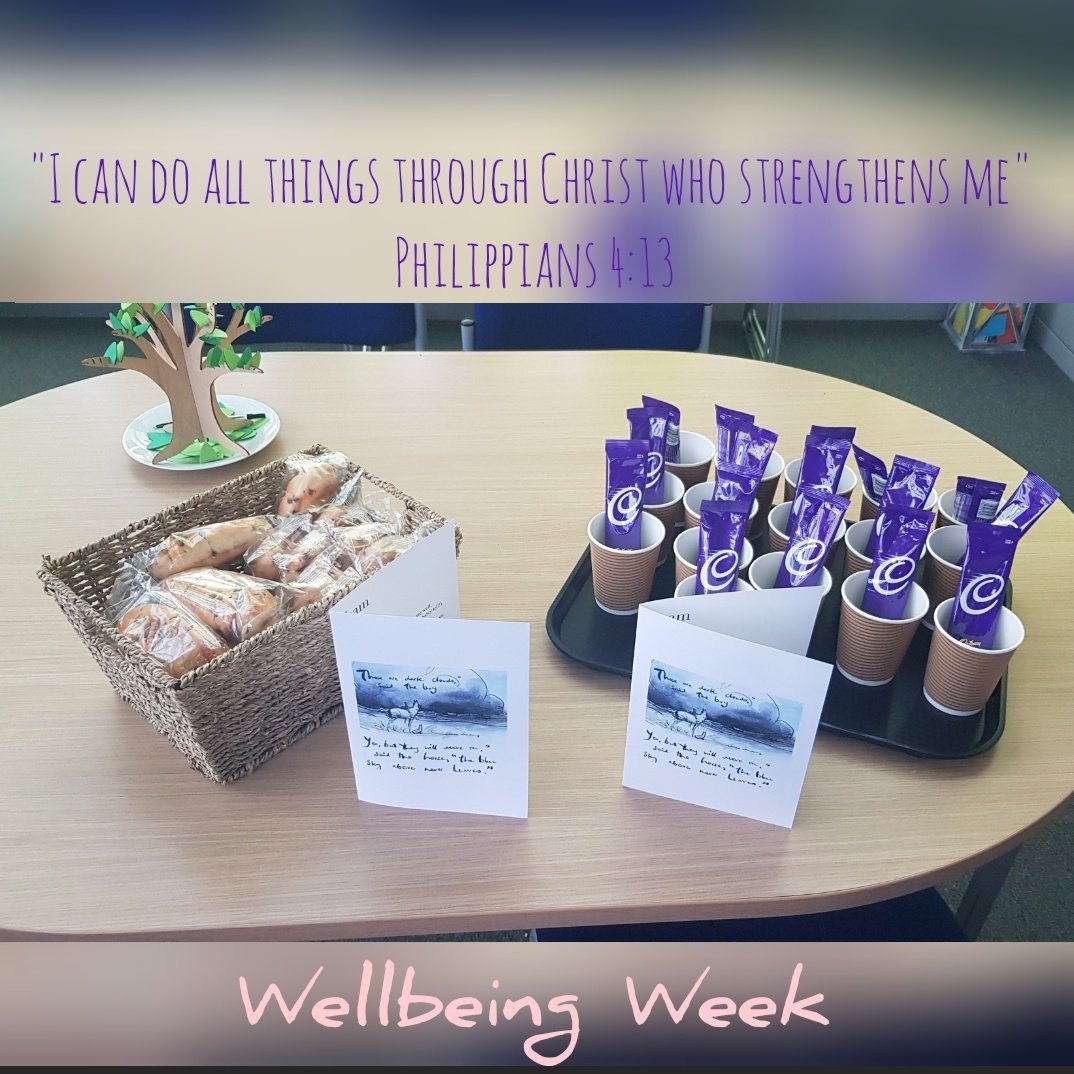 We've been missing our regular <a href="/Hope_Academy/">Hope Academy</a> Staff Breakfasts on a Friday morning. So this morning during our Mental Health Week, we were treated to a wonderful surprise in our year group bubbles! It definitely gave us strength and a smile today 🙂 ❤ #MentalHealthMatters