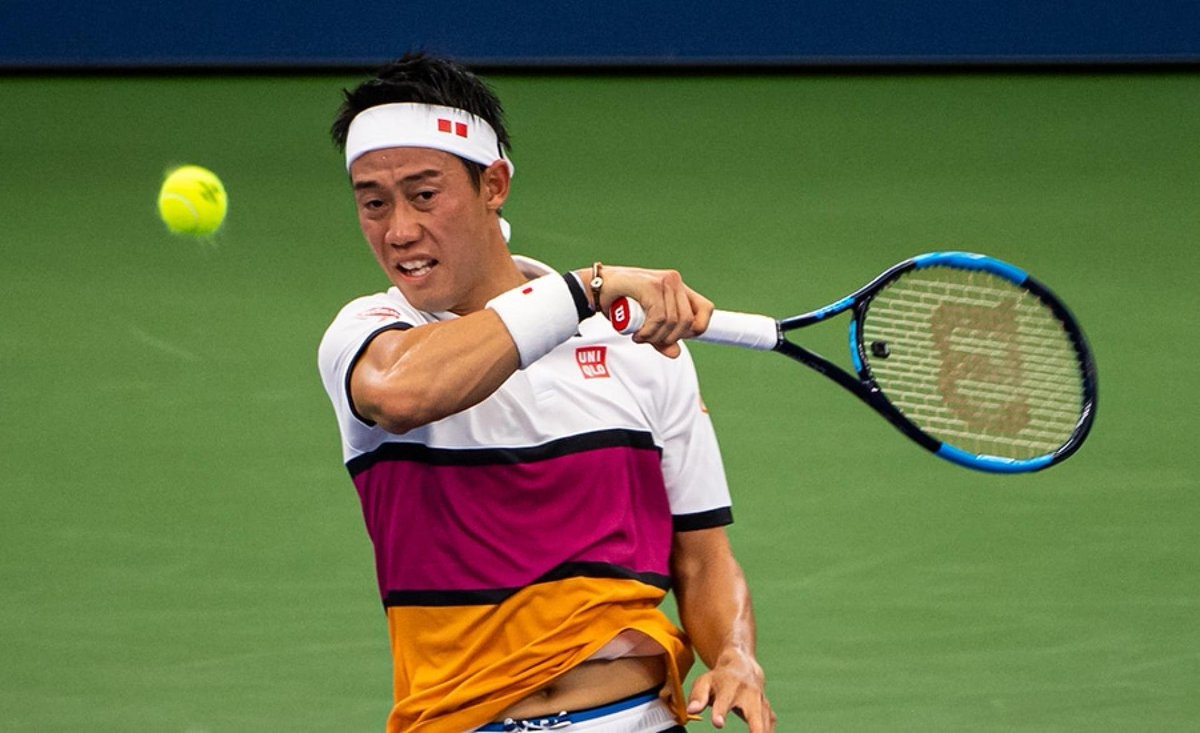 Kei NishikoriNishikori has attempted 30 nonclay slams, 14 fewer than Nadal. In these attempts, Nishikori has 7 titles fewer (0), reached 14 fewer finals (1), 18 fewer semifinals (3), and 19 fewer quarterfinals (9), for a win rate of 71.6% (Nadal, 83.1%).