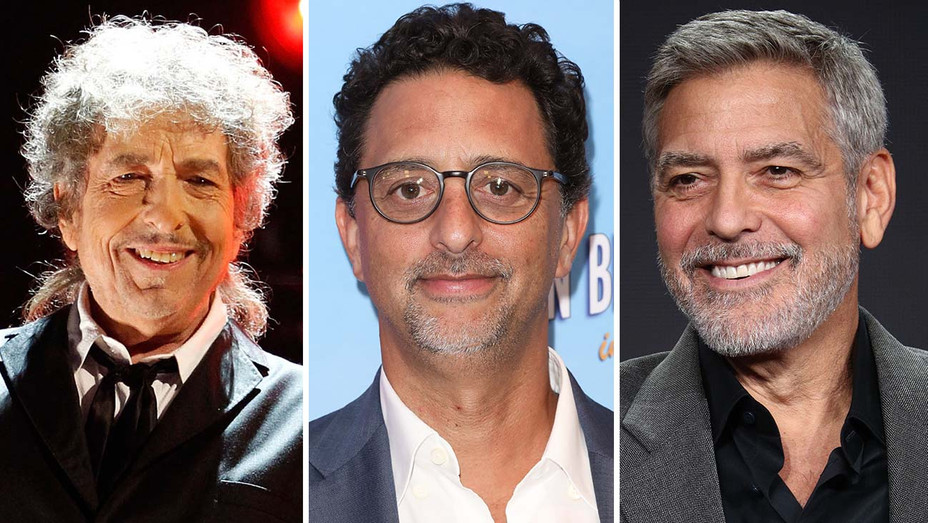George Clooney ( https://en.wikipedia.org/wiki/George_Clooney) y Grant Heslov ( https://en.wikipedia.org/wiki/Grant_Heslov) se han unido a Bob Dylan ( https://en.wikipedia.org/wiki/Bob_Dylan ) para adaptar la novela de John Grisham ( https://www.jgrisham.com/ ) con temas de béisbol, Calico Joe.