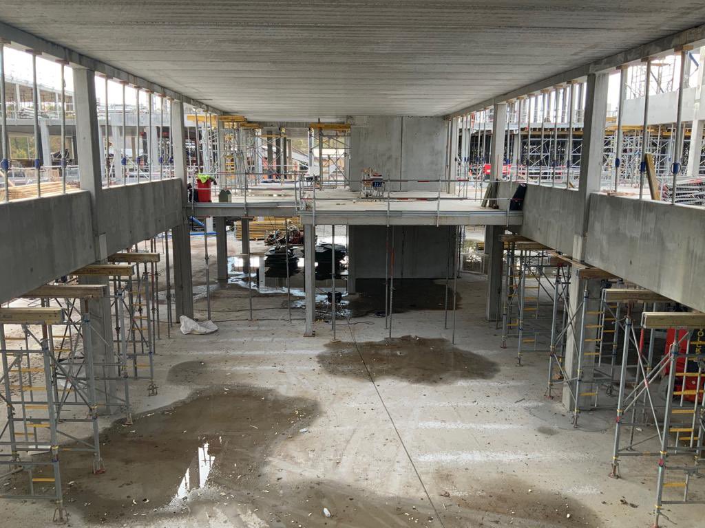 Enkele sfeerbeelden van onze nieuwbouw om de werkweek af te sluiten. #STEM #Brugge