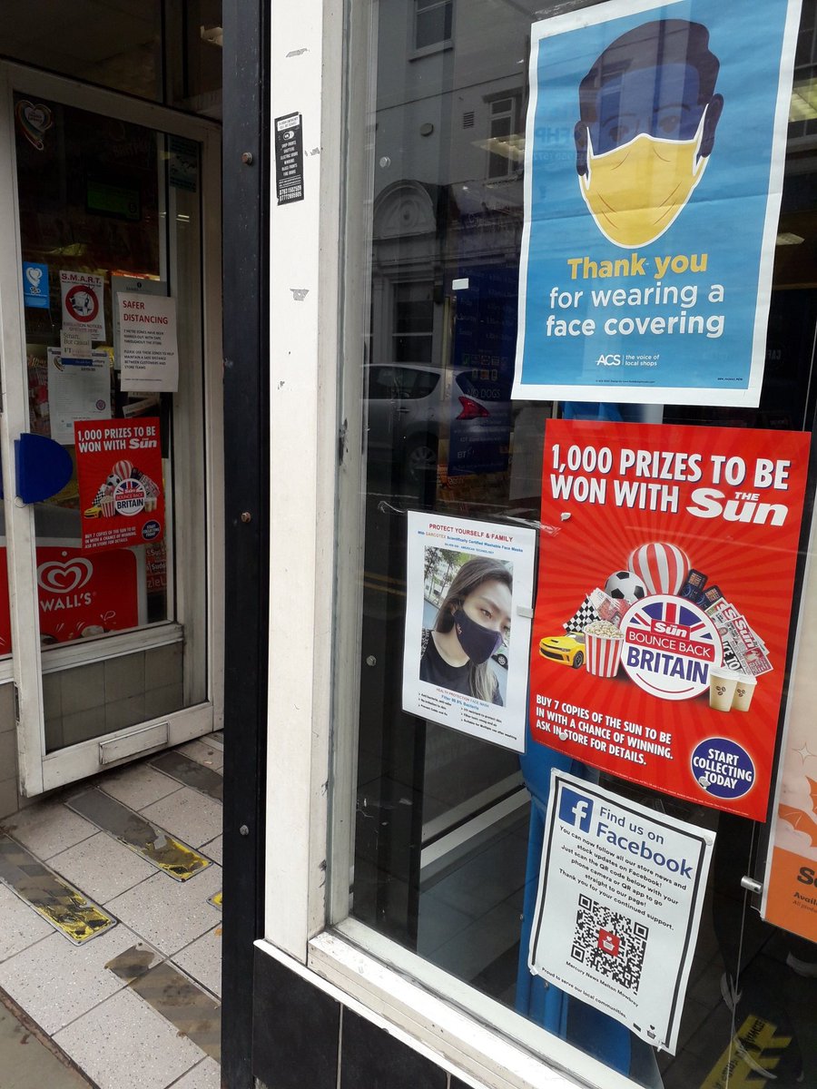 #BounceOffChallenge#newsretail@TheSun. Mercury News Shop in Melton Mowbray are promoting the Bounce Back Britain campaign. Store Manager Dave said that so far its going really well, and it's helping with our news sales.