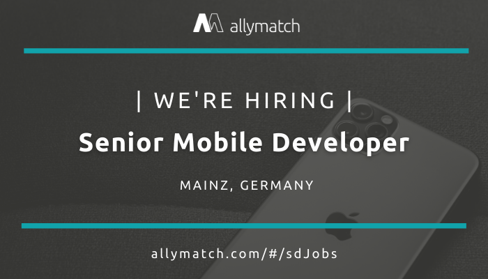 allymatch_int's tweet photo. We are looking for an experienced and eager Senior #MobileDeveloper to join our growing team and work on various innovative cloud based software projects solving real world problems within the #B2B sphere. For more details: https://t.co/lU3gkHPNhi 

#iOSdeveloper #AndroidDev https://t.co/ce0u9qgHZ0