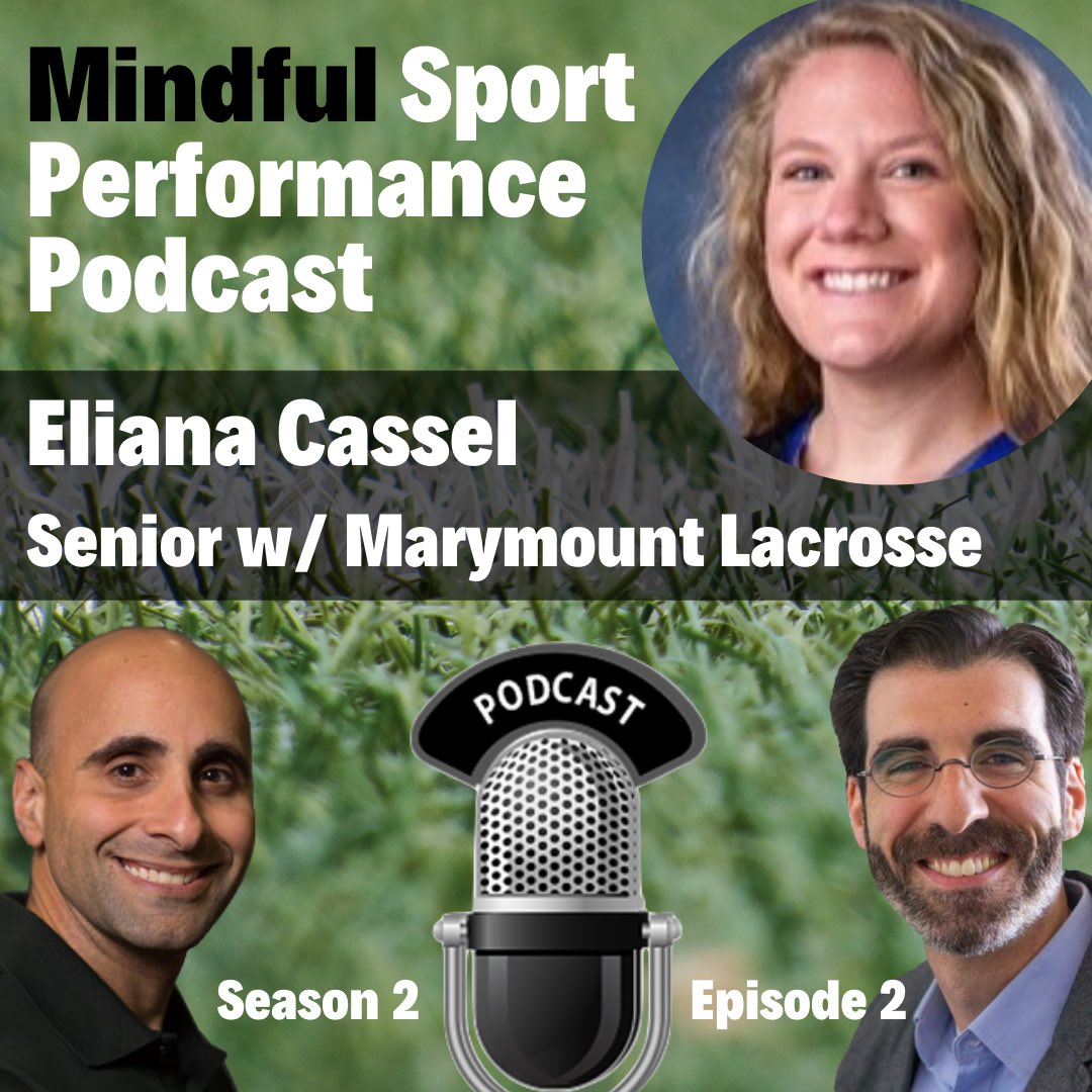mindfulsportdoc's tweet photo. New episode today!  El Cassel from @MarymountSaints lacrosse was a fantastic interview.  Give it a listen.  #Mindfulness #MSPE #sportpsychology #lacrosse #women #MentalHealthMatters 

https://t.co/Qdqd6Mo77b https://t.co/g3hnNNaE1P