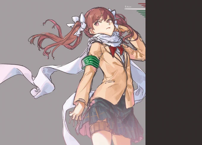 白マフ黒子さん 