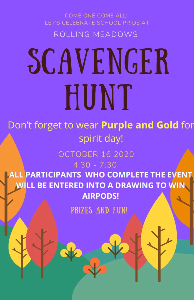 <a href="/RMHSStucouncil/">Student Council</a> has tonight's #FridayFunNights with their scavenger hunt!  Airpods are on the line!!! #MUSTANGPRIDE
