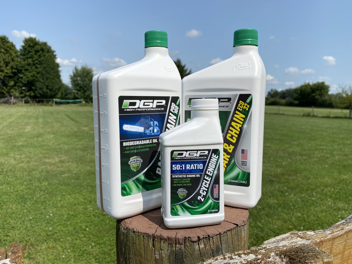 It’s Fall clean up time and lots of trees to be trimmed and yards to be cleaned up. Make sure you are running high performing lubricants in your equipment. DGP is high performance and green! Best of both worlds! #biobased #chainsaw #fall